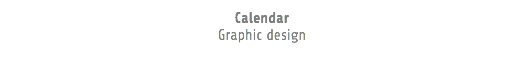 Calendar Graphic design